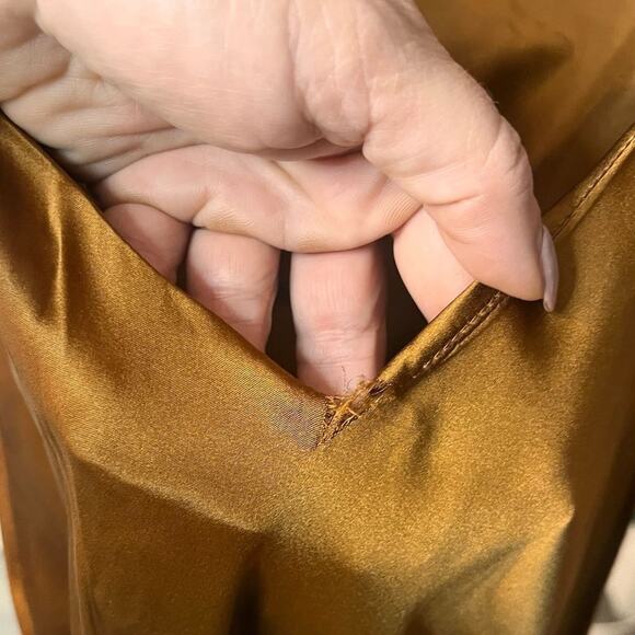 SER.O.YA Bronze Callie Silk Slip Dress, NWT XS - Picture 13 of 13